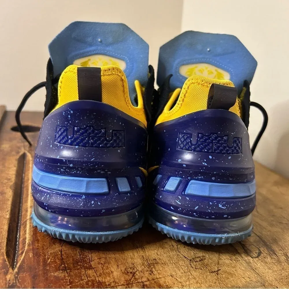 Nike LeBron XVIII 18 MINNEAPOLIS LAKERS Heritage Dynasty Blue CQ2760 LA, sz 5Y